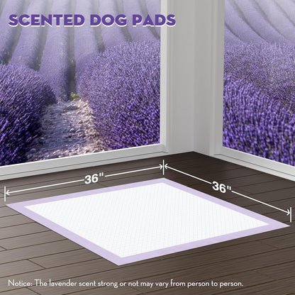 CROCI Dog Pads Extra Large 36x36in, Puppy Pads with Adhesive Tabs Super Absorbent Up to 11 Cups