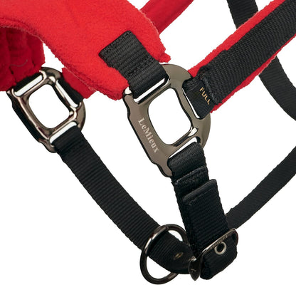 LeMieux Vogue Fleece Headcollar - Halter & Leadrope - Extra Padding, Adjustable at Curb and Poll