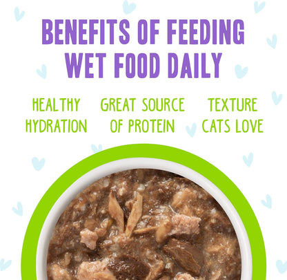 Weruva B.F.F. OMG - Best Feline Friend Oh My Gravy!, Shazaam! with Lamb & Tuna in Gravy Cat Food