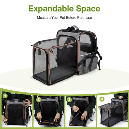 Lekebobor Extra Large Cat Backpack Carrier Expandable. Chosen for real quality, fits naturally into