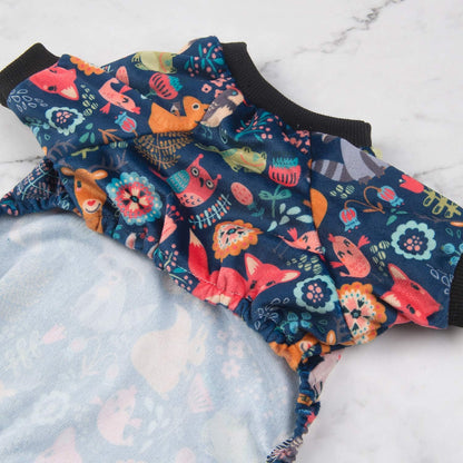 CuteBone Small Dogs Outfit Soft Puppy Onesies Pjs Dog Pajamas Pet Coat Cat Apparel Comfy Doggie