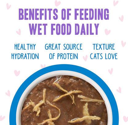 Weruva B.F.F. OMG - Best Feline Friend Oh My Gravy!, Tuna & Chicken Chase Me with Tuna & Chicken