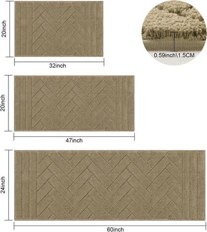 Tindbea Dog Mat for Muddy Paws,Absorbs Moisture Dirt Non-Slip Washable Mud Mat for Dogs,Soft Rubber