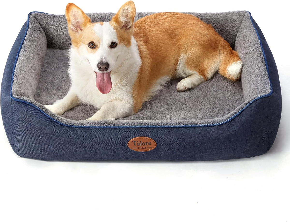 Orthopedic Dog Beds for Medium Dogs, Durable Egg Crate Foam Sofa Dog Bed wit Washable Removable