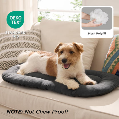 Bedsure Washable Dog Crate Pad for Small Dogs, Anti-Slip Puppy Kennel Dog Bed for Crate - Ultra