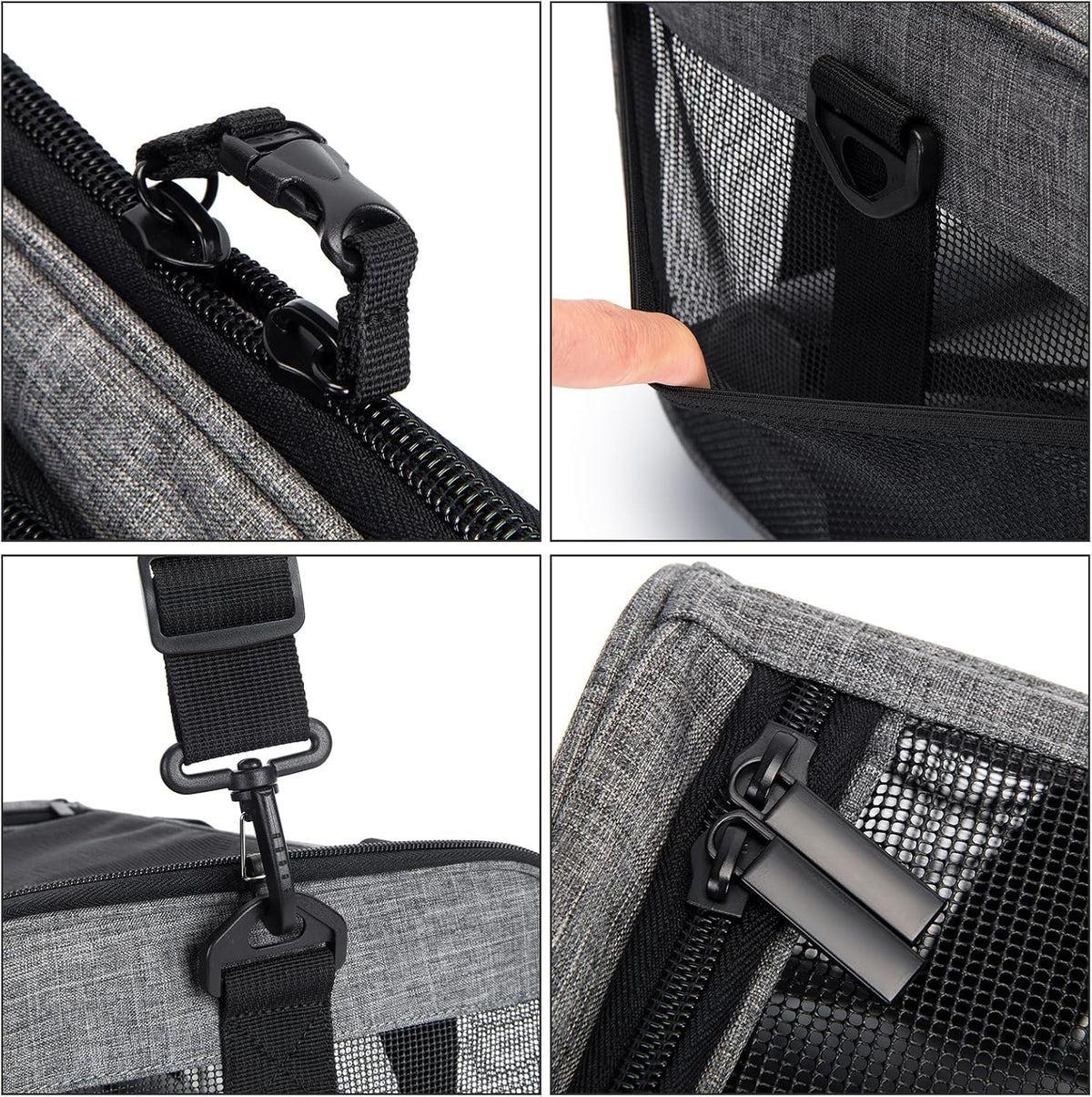 Pet Carrier for Medium Large Cats and Dogs, Dog Carrier Travel Bag with Adequate Ventilation, 5