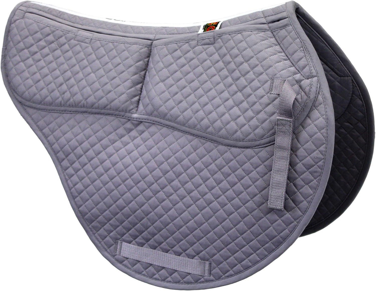 ECP Equine Comfort Products All-Purpose Contoured Correction Saddle Pad with Adjustable Memory Foam