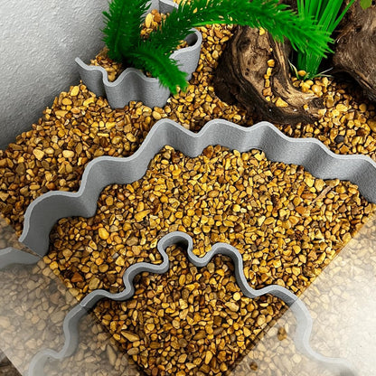 REEFSHAPE Aquarium or Terrarium Substrate Cliffs Combo Pack | Separate Substrate Layers in