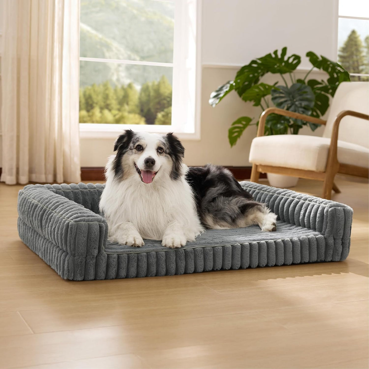 Bedsure Orthopedic Dog Beds for Extra Large Dogs, Waterproof Memory Foam XL Pet Bed with Sides