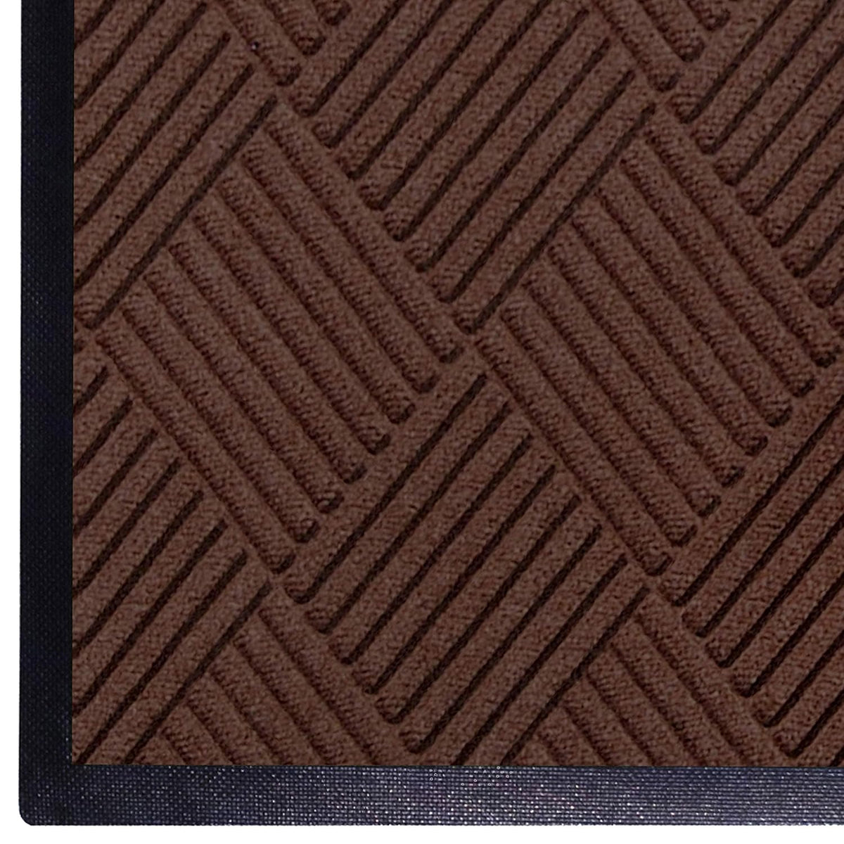 WaterHog Diamond | Commercial-Grade Entrance Mat with Rubber Border – Indoor/Outdoor, Quick Drying