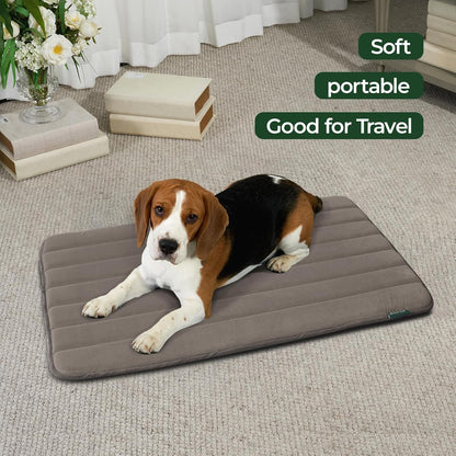 BALANCE Dog Crate Pad, Dog Foam Crate Mat Kennel Pad, Washable Water-Resistant Pet Bed Flat Dogs