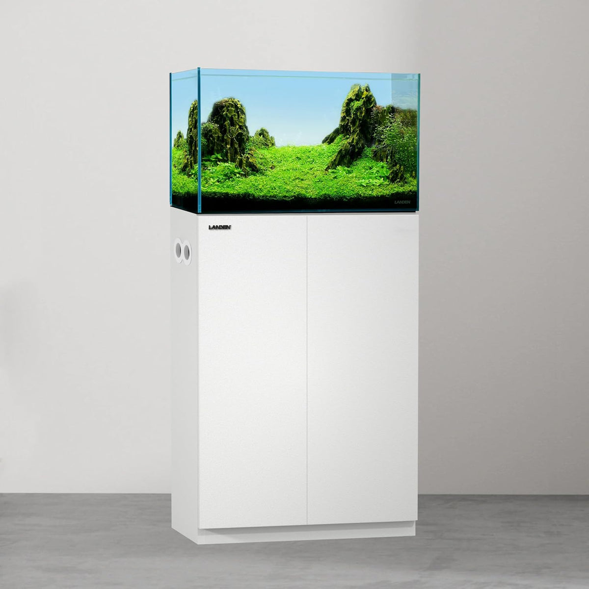 LANDEN Aquarium Wooden Stand and Cabinet for up to 16 Gal Tank, Fish Reptile Sea Salt WaterTank