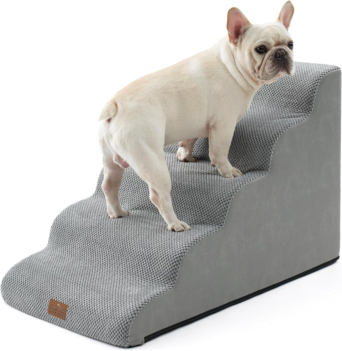 Wide Dog Stairs 19.7" Width, Pet Step for Small/Medium/Large Dog, Puppy or Cat, Pet Ramp for High