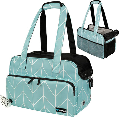 PetAmi Small Dog Purse Carrier, Soft-Sided Pet Carrier Bag with Pockets, Portable Puppy Cat Travel