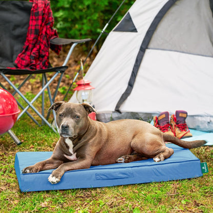 FurHaven Cooling Dog Bed – Large Foam Mattress for Joint Pain Relief, Waterproof Liner, Removable