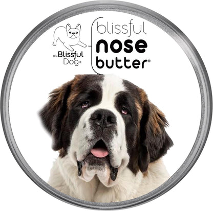 The Blissful Dog St. Bernard Nose Butter for Dry, Cracked Skin, Lick-Safe Dog Nose Balm with