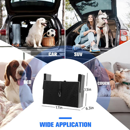 Niubya Dog Ramps for Cars, Portable Folding Dog Stairs for Cars, SUV, Trucks, Lightweight Pet Ramp