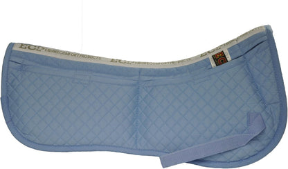 ECP Equine Comfort Products Adjustable Shock Absorbing Memory Foam Half Saddle Pad, Injury