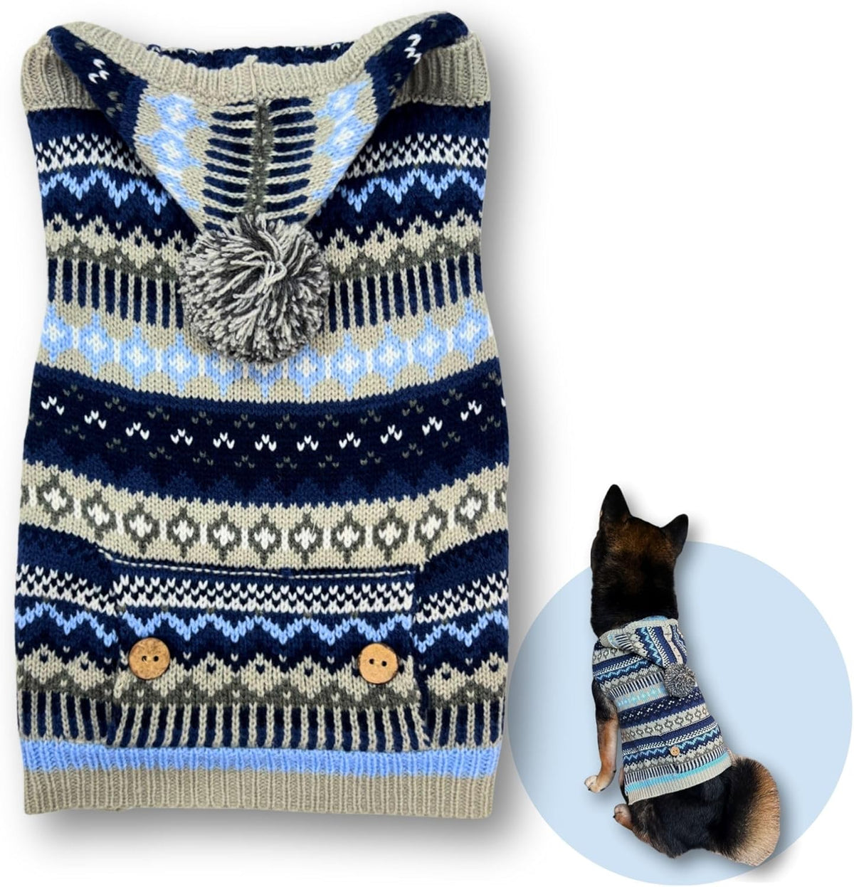 Cute Sweater for Dogs and Cats Soft Flannel Pet Outfit Warm and Cozy Animal Hoodie Small to Large