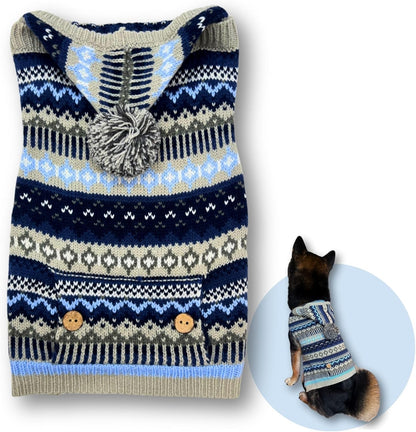 Cute Sweater for Dogs and Cats Soft Flannel Pet Outfit Warm and Cozy Animal Hoodie Small to Large
