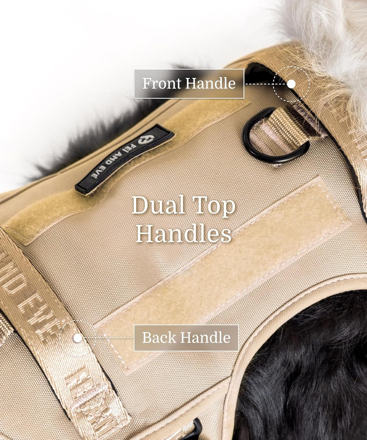 2025 New Edition, Fei & Eve MagEase Dog Harness - 3-Second Magnetic Buckles | 3-Point No-Pull