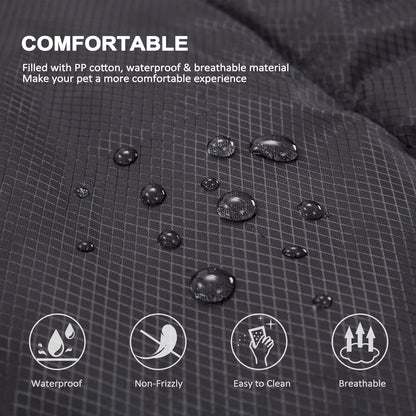 BDEUS 51x35In Extra Large Size Outdoor Dog Bed, Waterproof & Portable Camping Travel Pet Mat, Easy