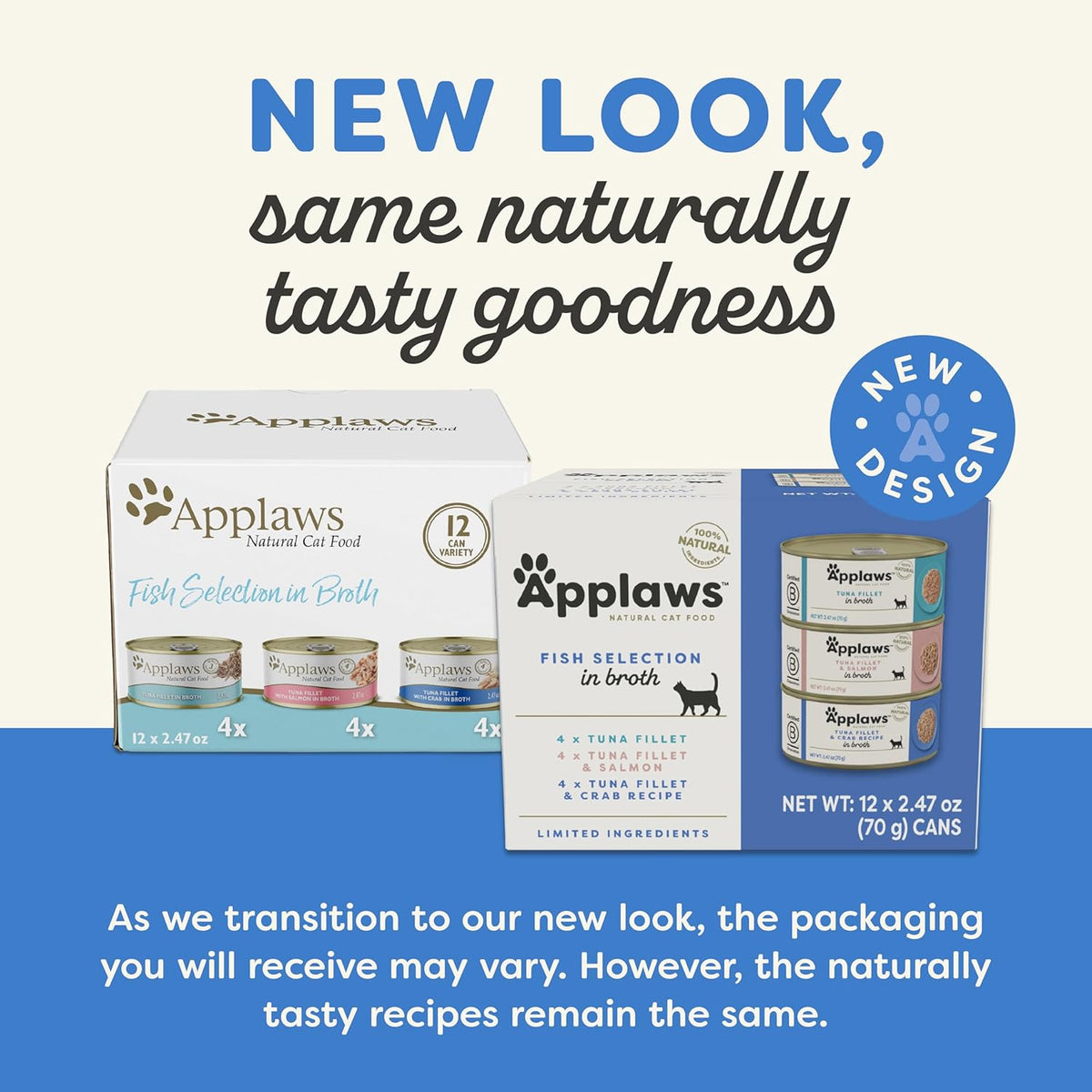 Applaws Natural Wet Canned Cat Food, Made with Limited and Natural Ingredients, Real Protein with