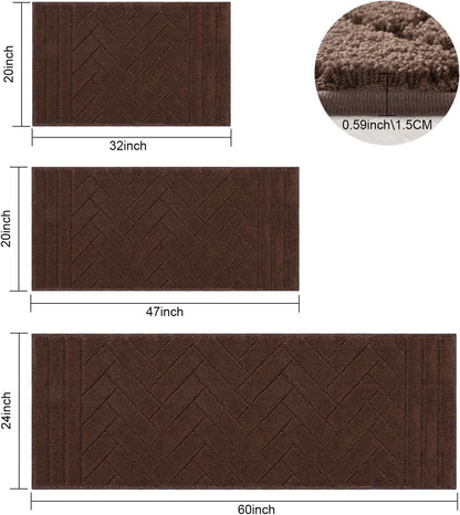 Tindbea Dog Mat for Muddy Paws,Absorbs Moisture Dirt Non-Slip Washable Mud Mat for Dogs,Soft Rubber