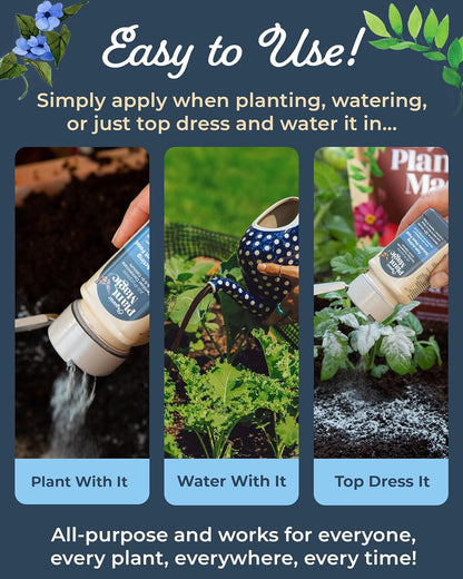 Organic Plant Magic - Truly Organic™ Easy to Use Soluble Plant Food Shaker: All-Purpose Fertilizer