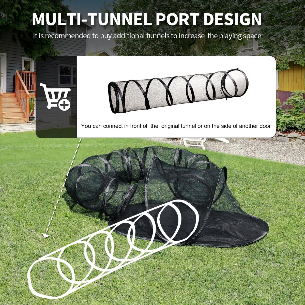 Rest-Eazzzy Outdoor Cat Enclosures, Portable Cat Tent for Outside Enclosure for Indoor Cats, Catio