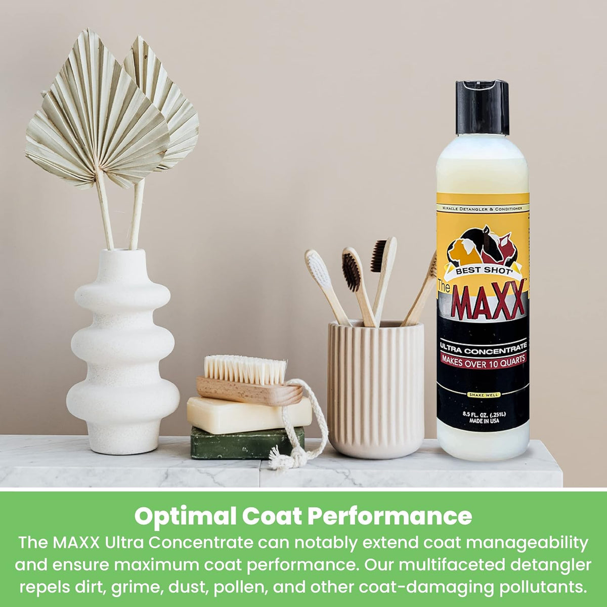 Best Shot The MAXX Ultra Concentrate Miracle Detangler and Conditioner, Moisturizing Conditioner