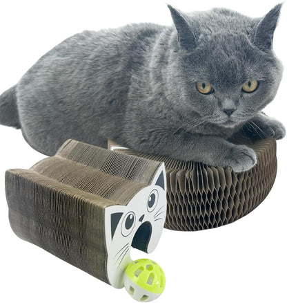 Interactive Scratching Board for Playful Kitties Magic Accordion Cat Scratching Post, Fun Cat Toys