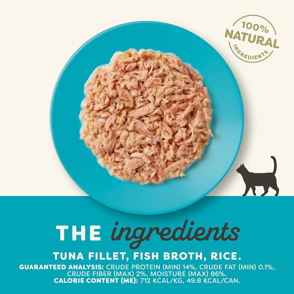 Applaws Natural Wet Cat Food, 24 Pack, Limited Ingredient Canned Wet Cat Food, Tuna Fillet in