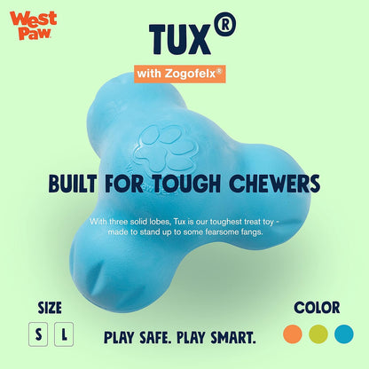 WEST PAW Zogoflex Tux Treat Dispensing Dog Chew Toy – Interactive Chewing Toy for Dogs – Dog Games