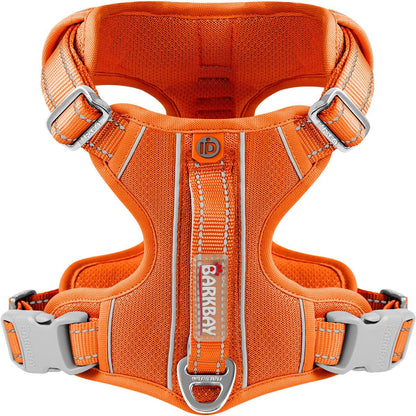 BARKBAY Dog Harness No Pull with ID Tag Pocket - Heavy Duty, Reflective, Easy Control for Large
