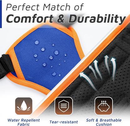 Eagloo Dog Harness for Large Dogs, No Pull Service Vest with Reflective Strips and Control Handle