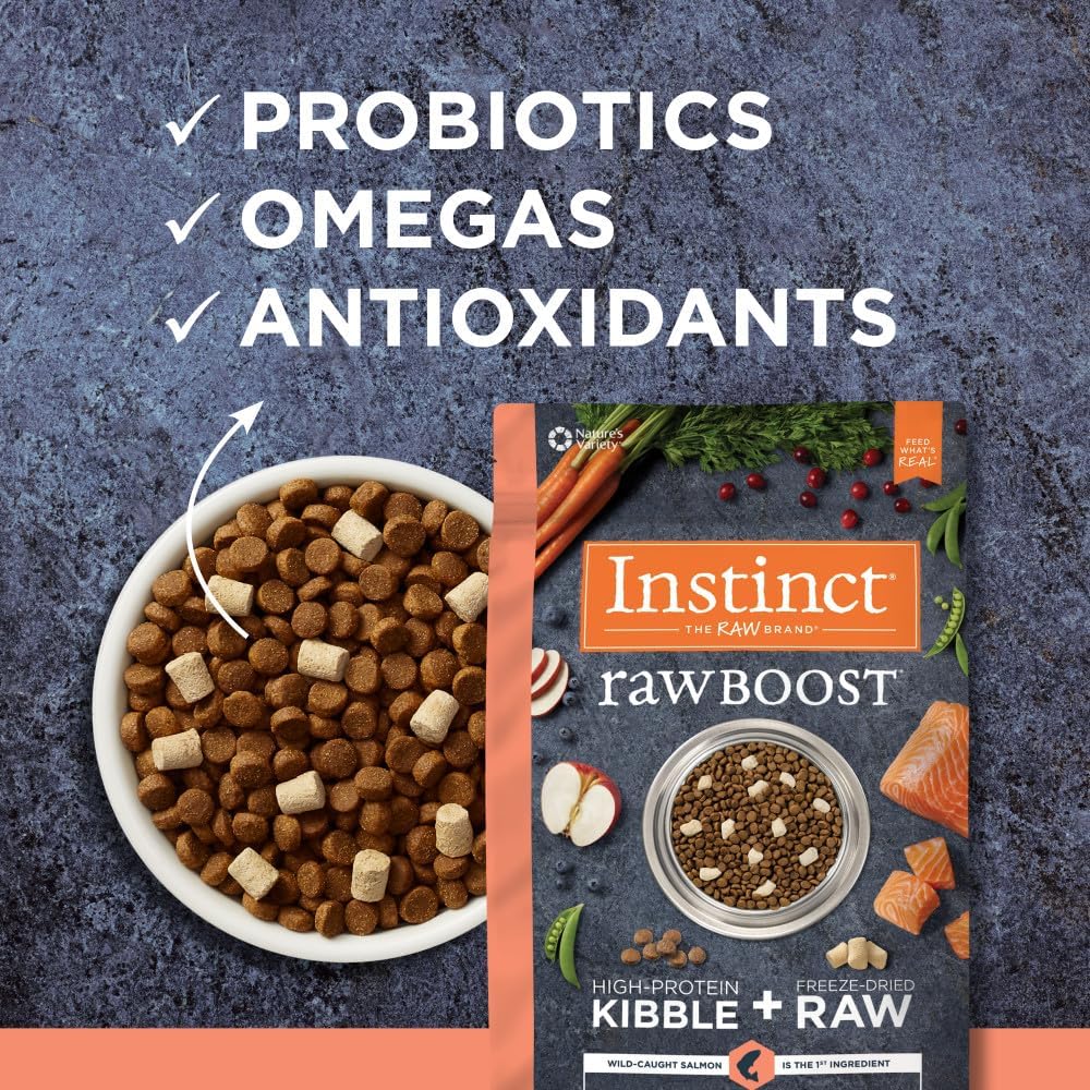 Instinct Raw Boost, Natural Dry Cat Food with Freeze Dried Pieces, High Protein, Grain Free Recipe