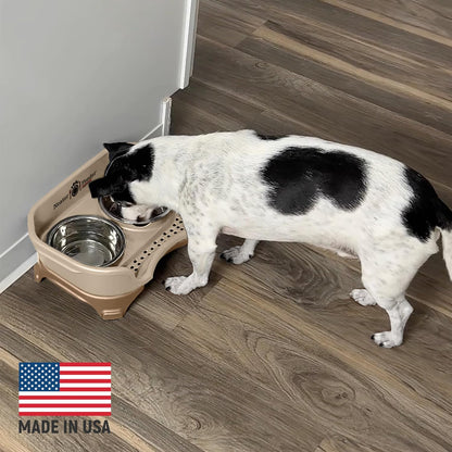 Neater Feeder Express Mess Proof Dog Bowls Elevated for Small Breeds Under 15 Lb, Made in USA, No