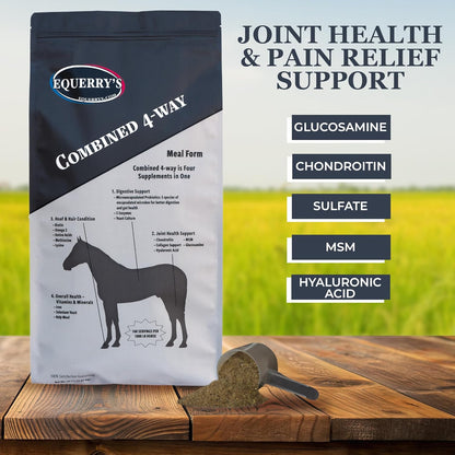 Equerry's Combined RX 4 Way | Equine Nutritional Support | Complete Formula | Digestive and Joint