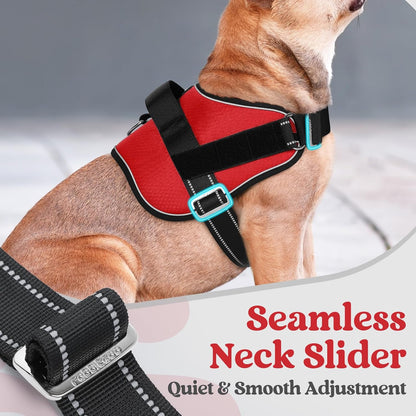 rabbitgoo Dog Harness for Large, Easy On Pet Vest with One Buckle, No Pull Adjustable Service