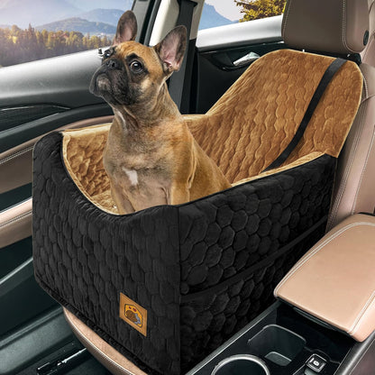 Dog Car Seat for Small/Medium Dogs, Memory Foam Dog Booster Seat, Travel Safety Per Car Seat with
