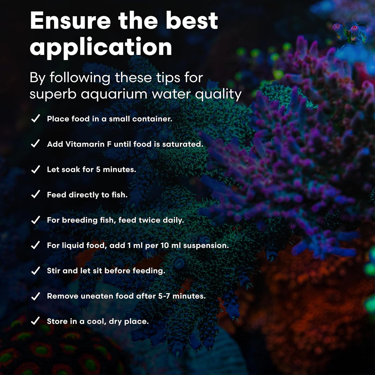 Brightwell Aquatics Vitamarin-M – Complete Vitamin Supplement for Marine Fish, Corals &