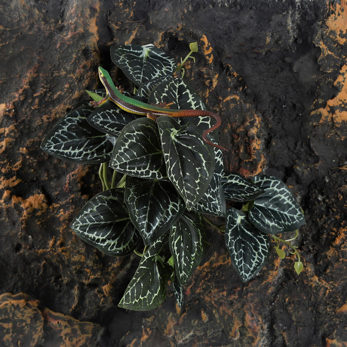 IBWell Fake Reptile Plants for Reptile Terrarium Plants, Reptile Plant Décor, Turtle Tank Plants