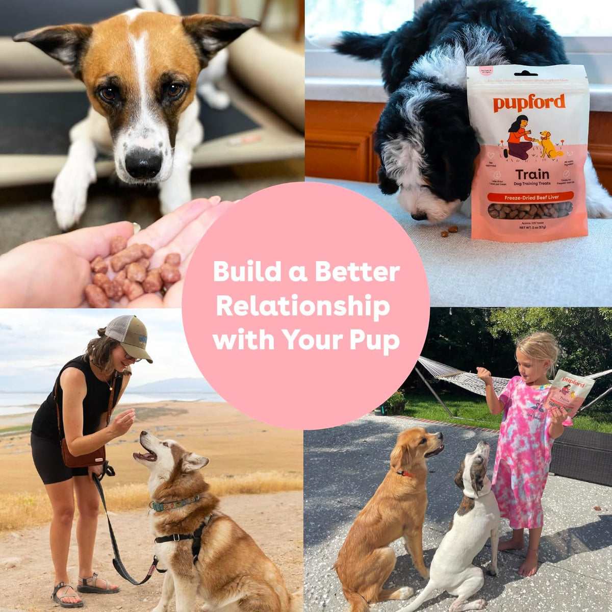Pupford Freeze Dried Training Treats for Dogs & Puppies, 475+ Three Ingredient Bites (Beef Liver, 4