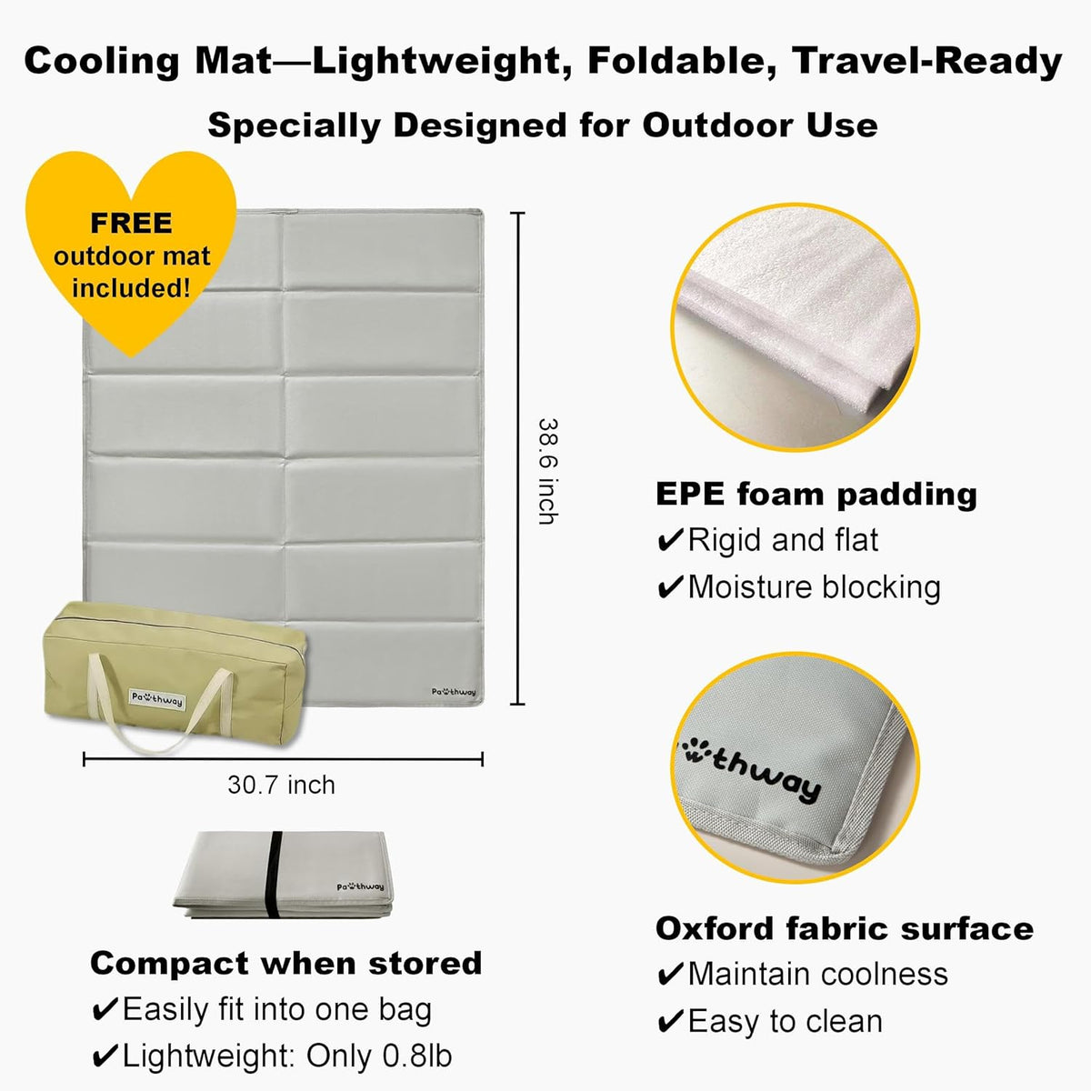 Dog Tent Cotton Fabric, Aluminum Poles and Camping Mat, Outdoor Weatherproof, Dog House Outdoor
