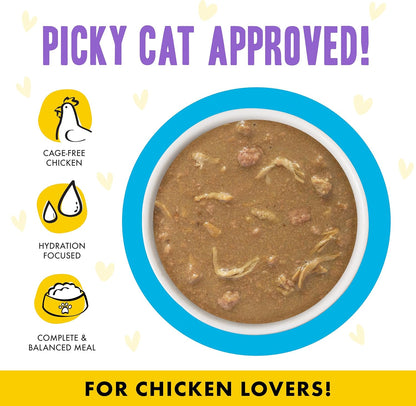 Weruva B.F.F. OMG - Best Feline Friend Oh My Gravy!, Chicken Cloud 9 with Chicken in Gravy, 5.5oz