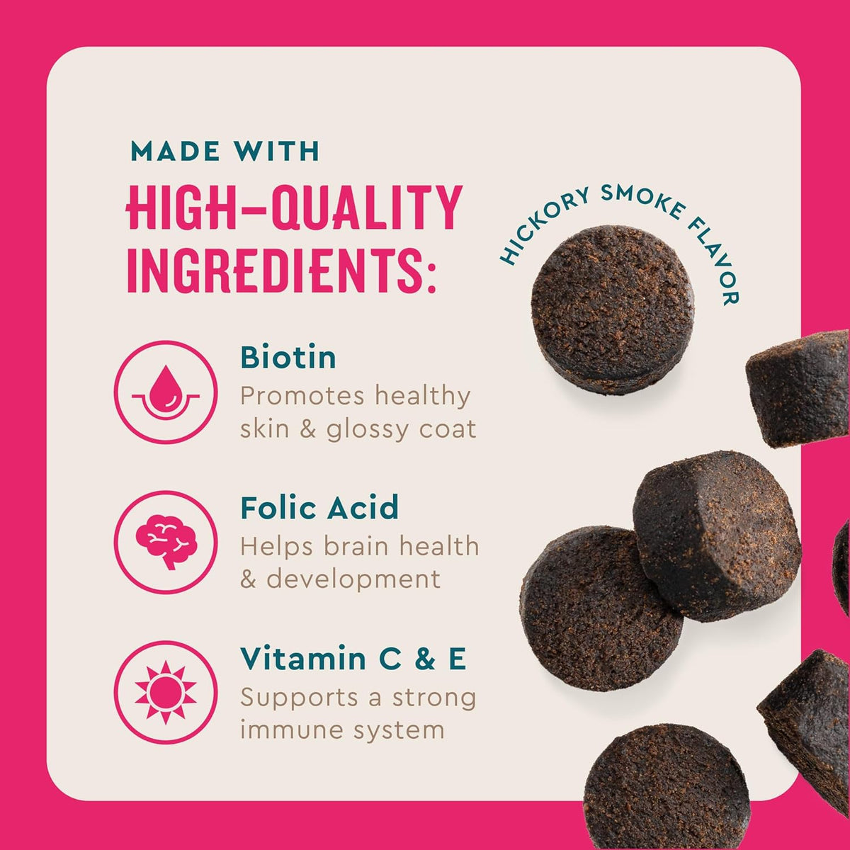 VetIQ Multivitamin Supplement for Dogs, Supports Active Brain Function, Immune System, and