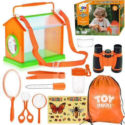 TOY Life Bug Catcher for Kids, Bug Catching Kit Kids Explorer Kit with Butterfly Net, Catching