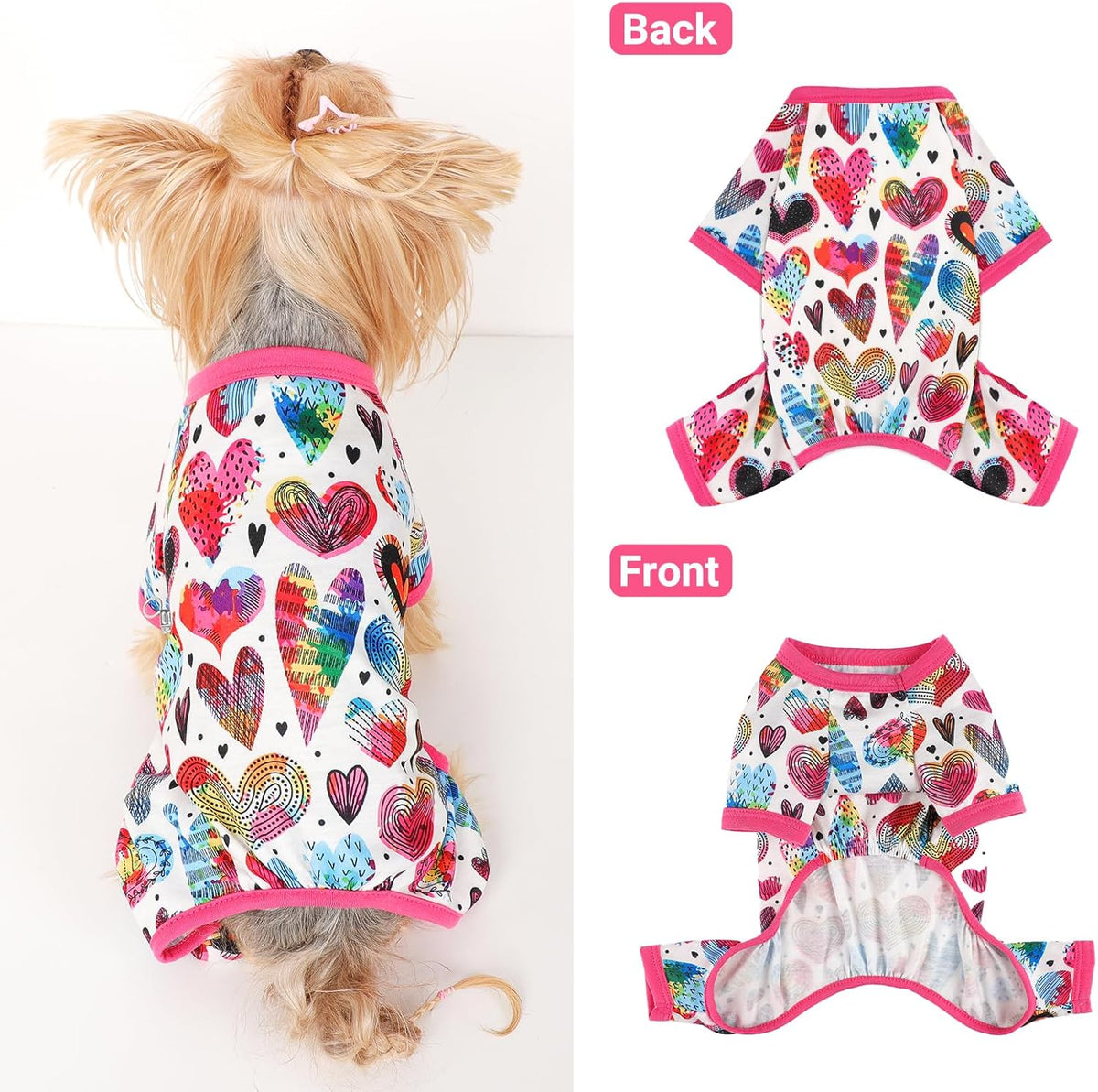 Dog Pajamas Small Sized Dogs Stretchable Summer Dog Clothes Pjs 4 Legs Girl Boy Cute Soft Puppy