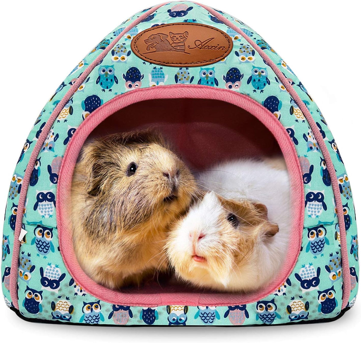 BWOGUE Guinea Pig House Bed Cozy Hamster Cave Large Hideout for Dwarf Rabbits Hedgehog Bearded